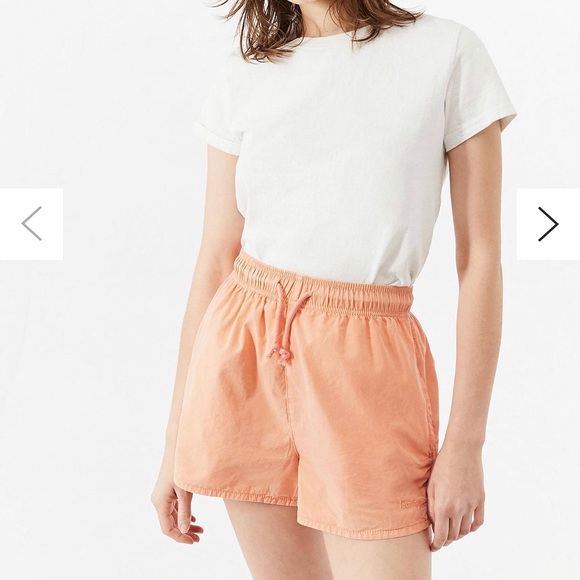 poplin jogger shorts